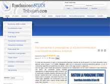 Tablet Screenshot of fondazionestuditributari.com
